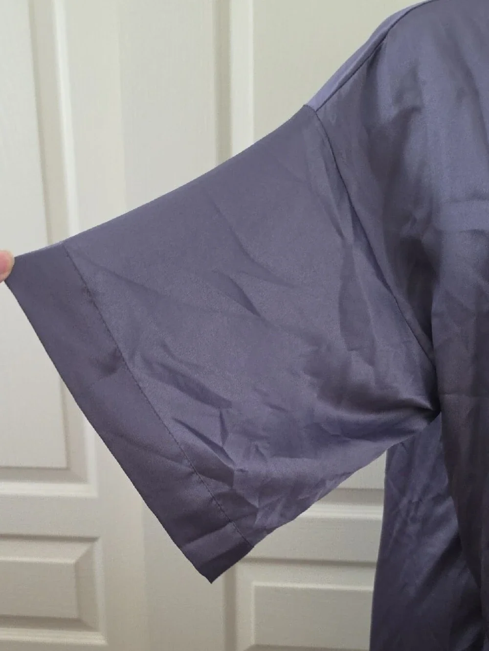 Victoria’s Secret | Periwinkle Purple Satin Kimono Robe - Size S/M